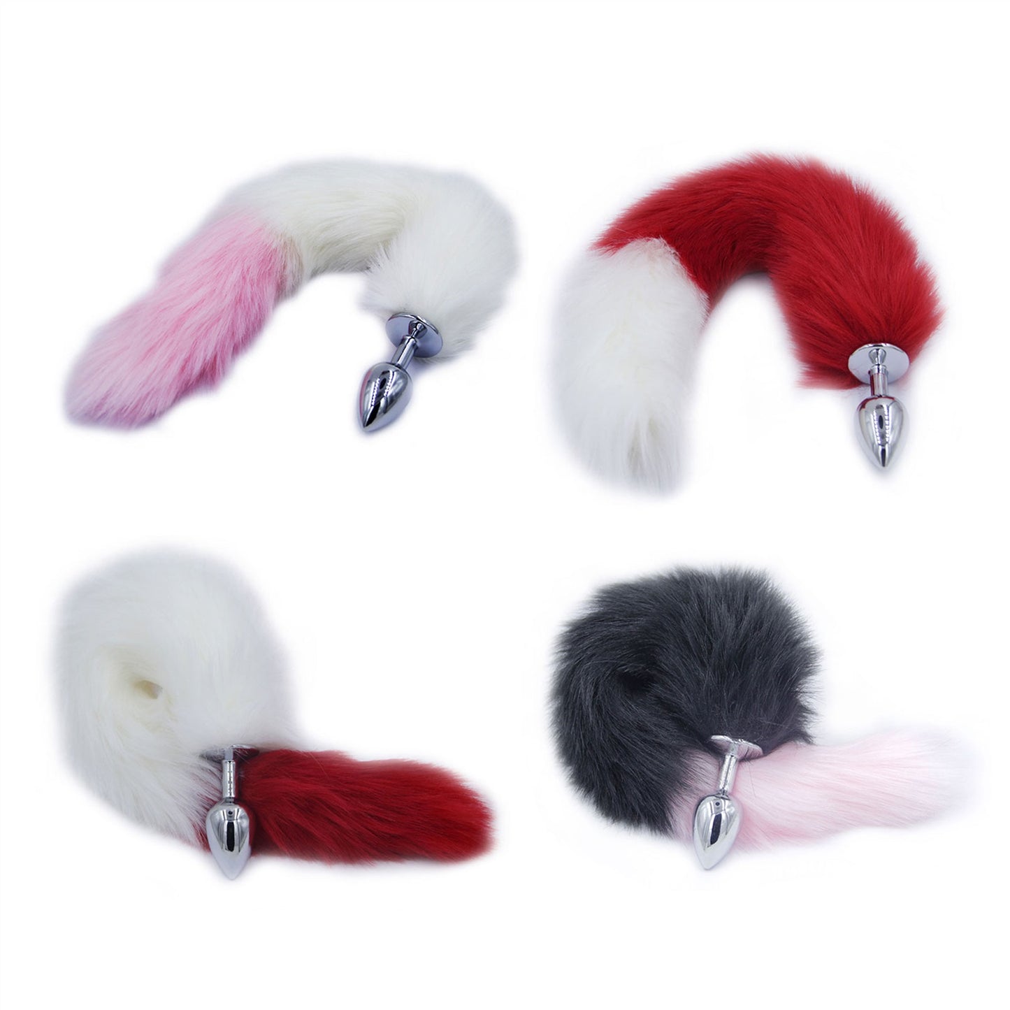 Small Artificial Fur Stainless Steel Crystal Jewel