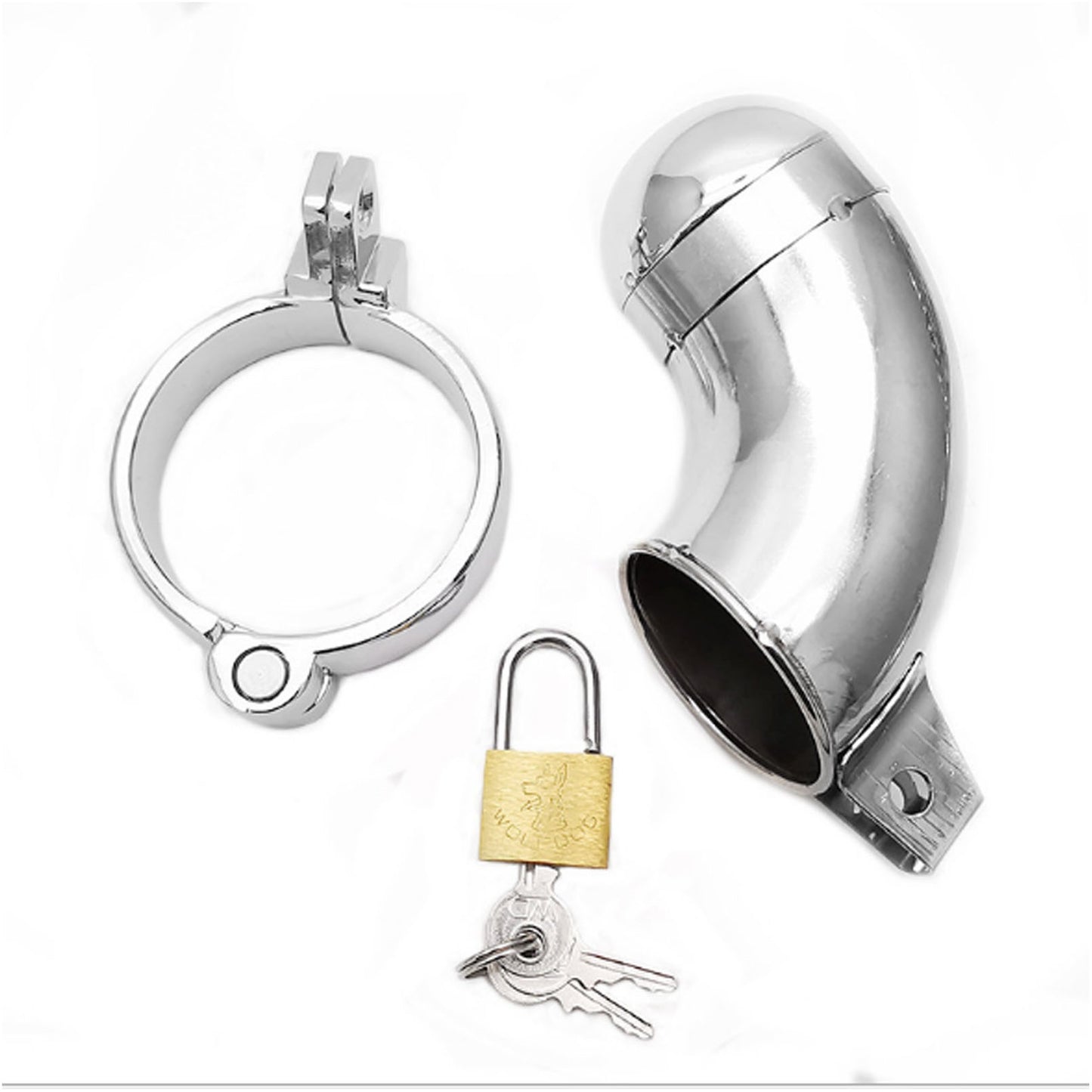 Metal Chastity lock Stainless Steel Protection Coc