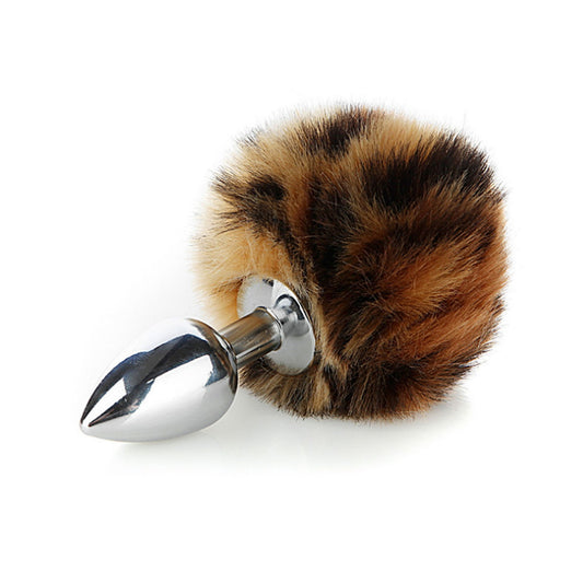 Removable Imitation Fox Tail Anal Plug For Couple 