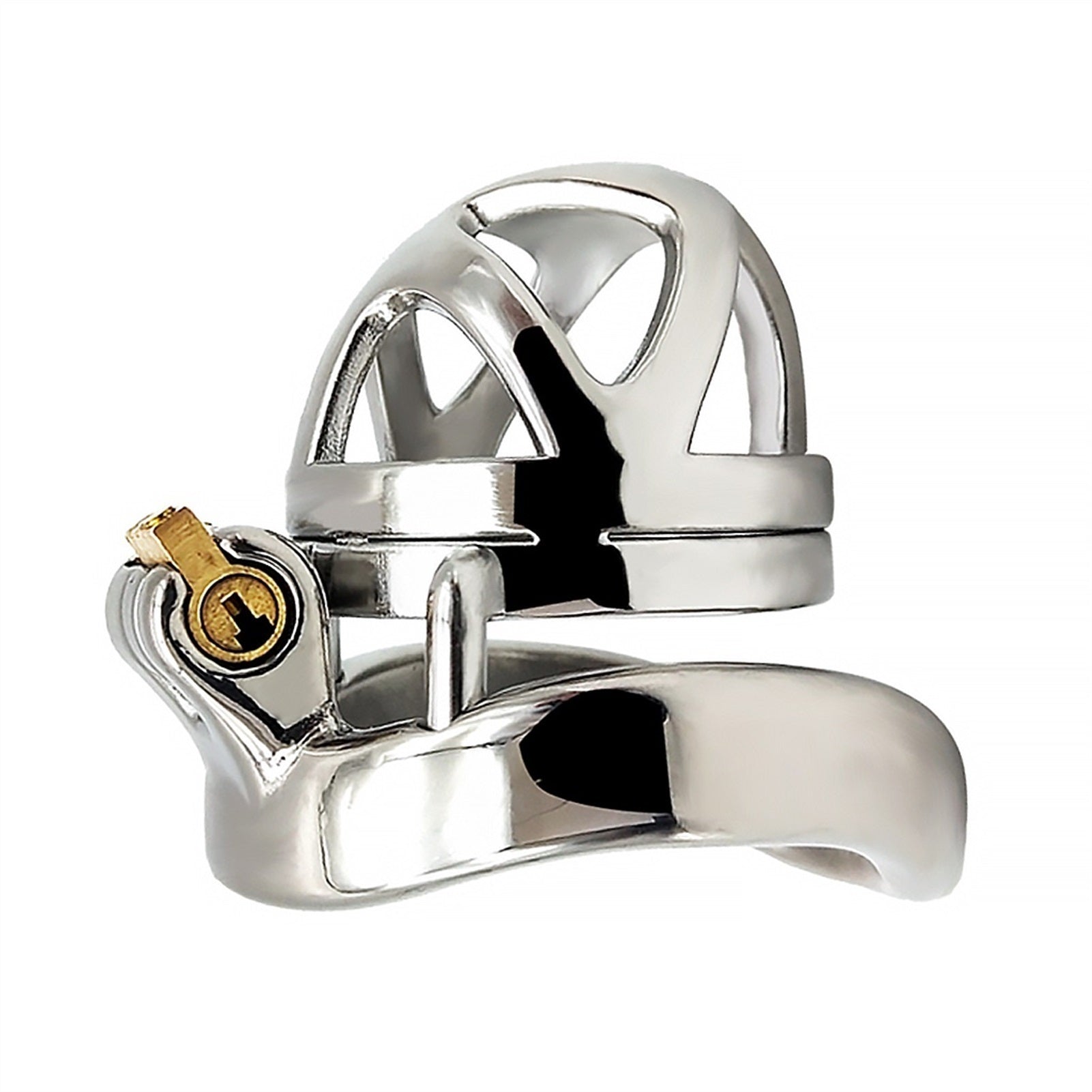 Metal Chastity Lock Male Appliance Penis Restraint