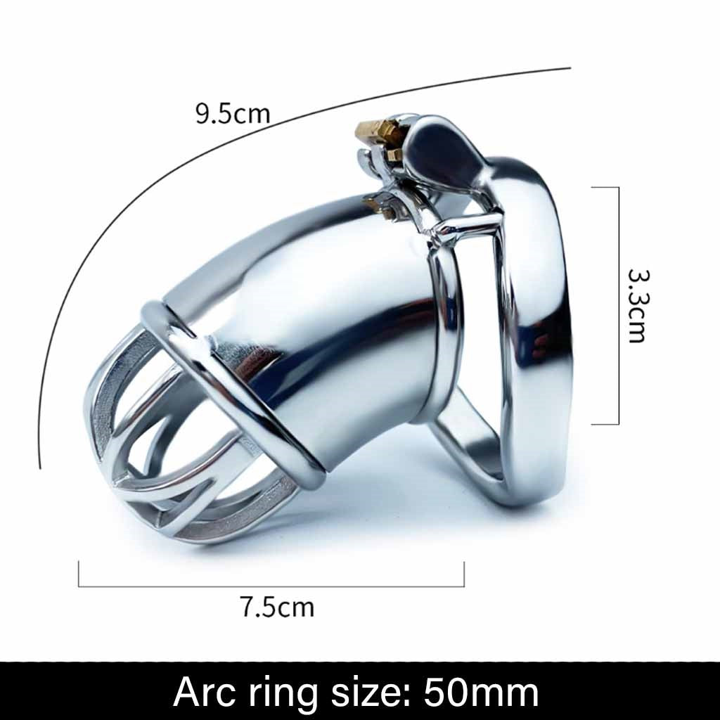 Length 45mm Male Chastity Locks Dick Bird Cage Cha