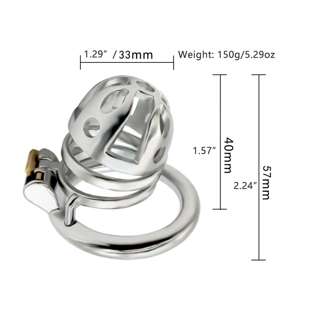 40mm 45mm 50mm Male Adullt Toy Stainless Steel Cha