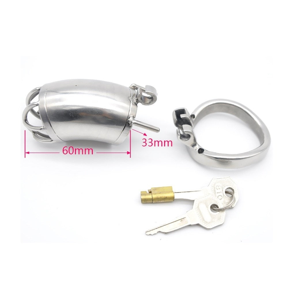 Male stainless steel Protection cage Ring Device B