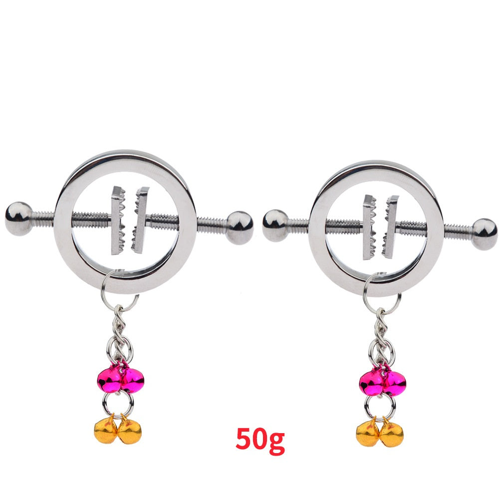 Nipple Clamps with Bell Non Pierced Nipple Rings N