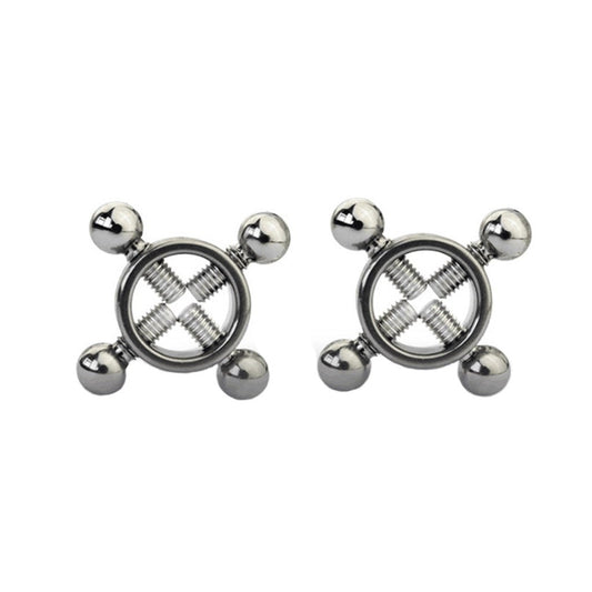 Unisex Nipple Clamps One Pair Multi-Functional Adj