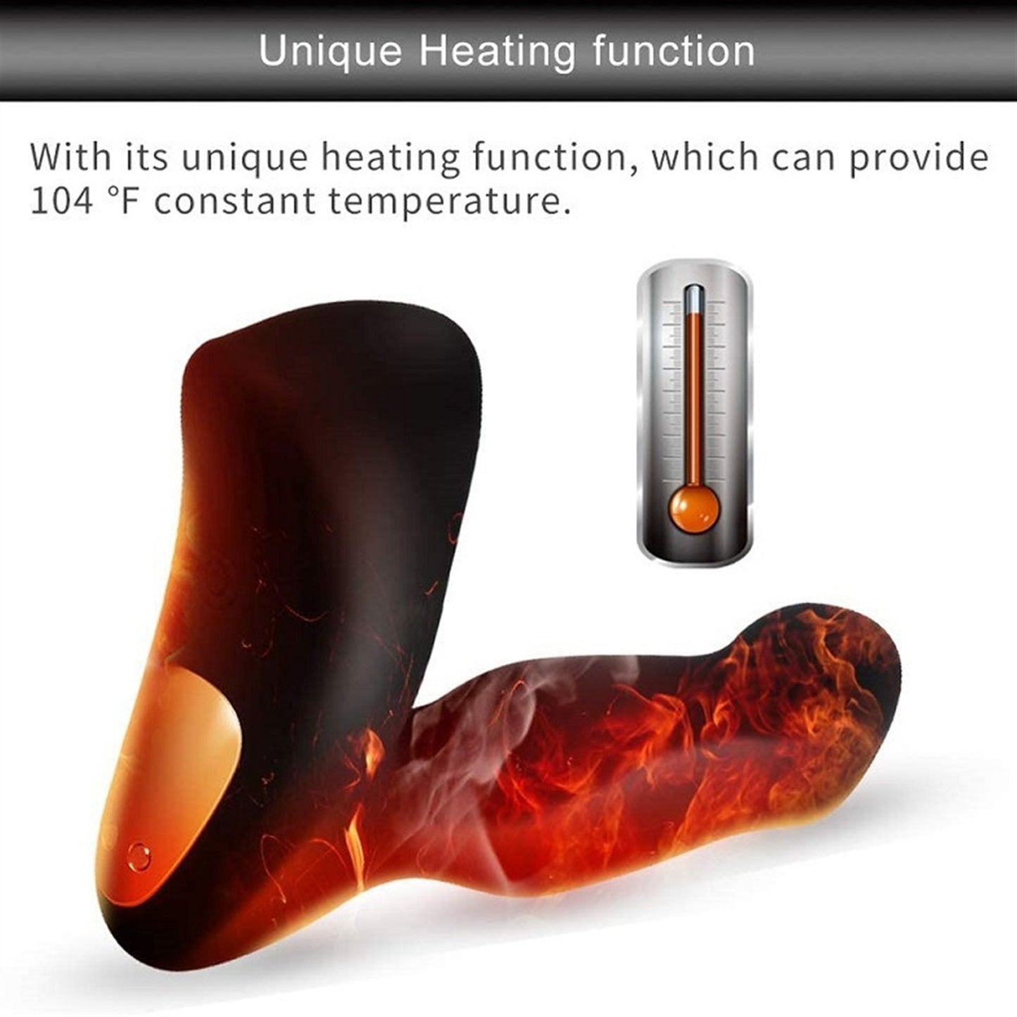 8 Modes Black Soft Silicone Wireless Remote G-SPOT