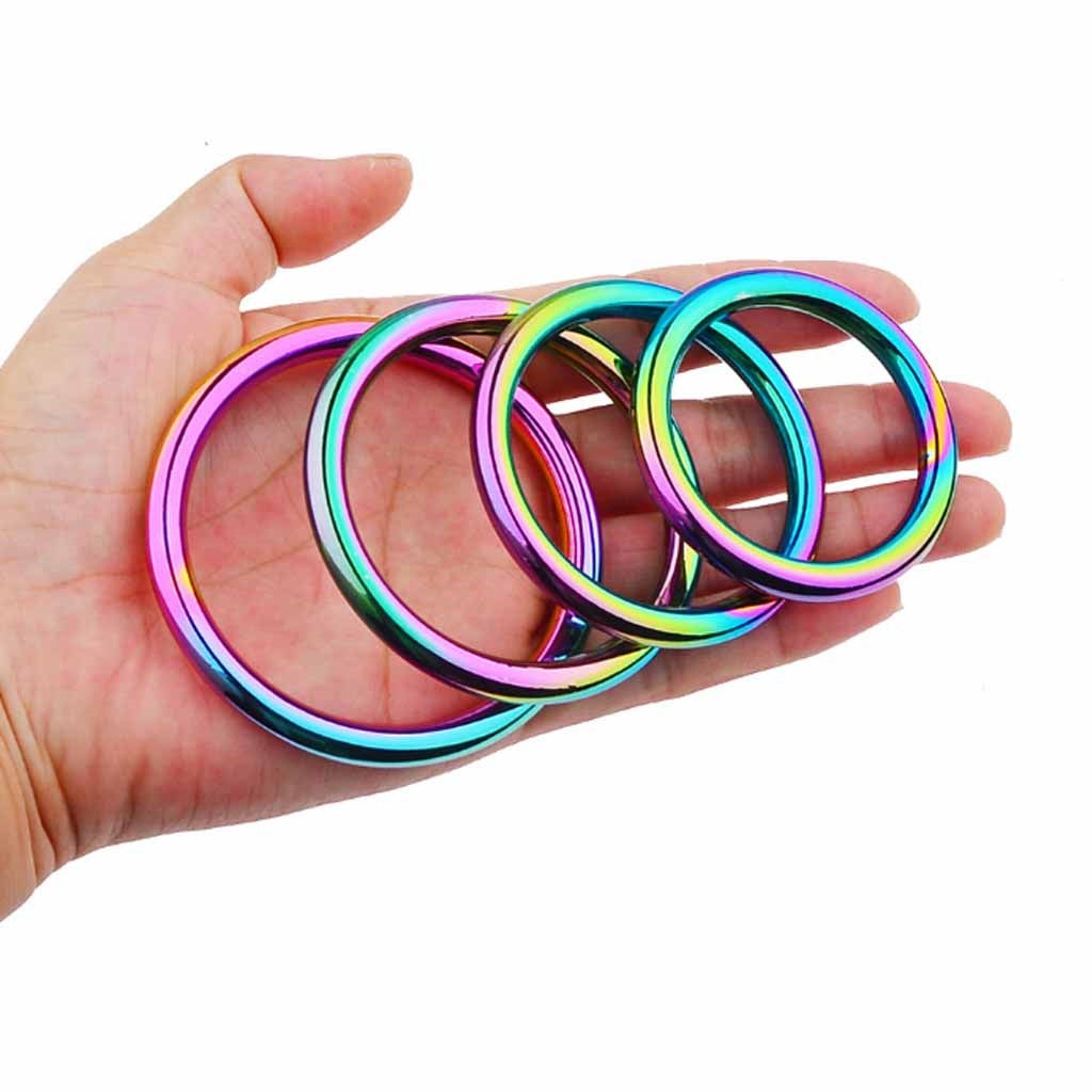 1PCS male zinc alloy metal penis ring delayed ejac