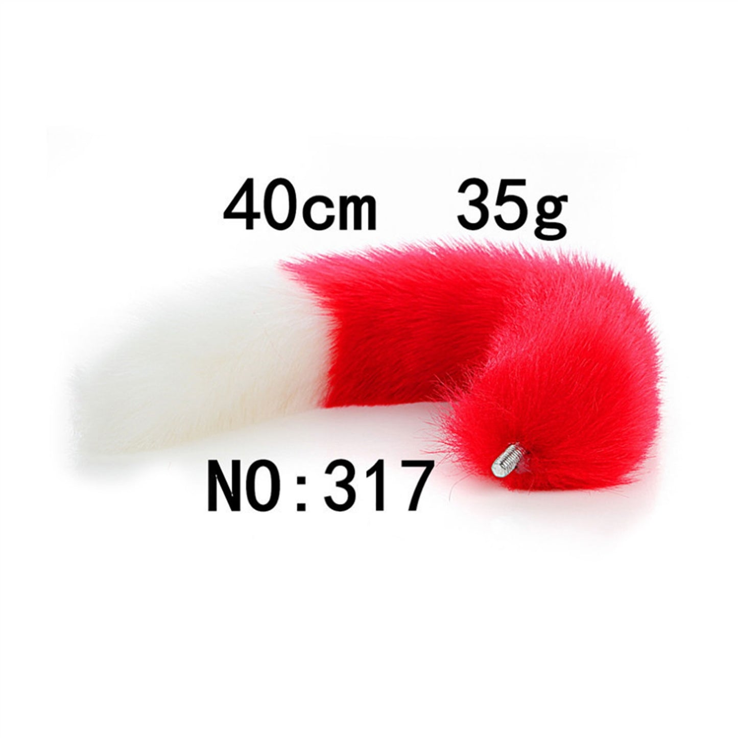 Removable Imitation Fox Tail Anal Plug For Couple 