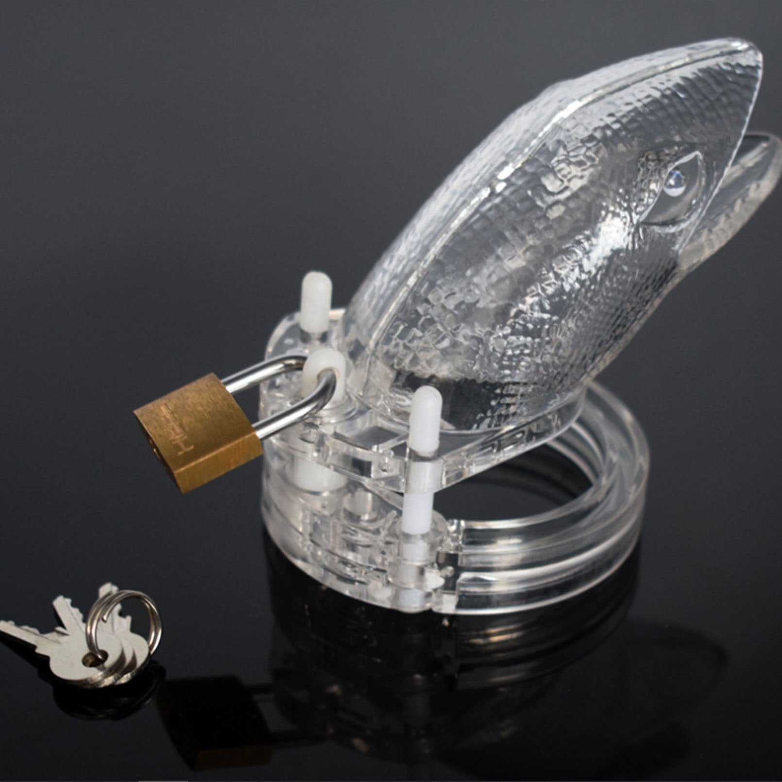 Resin Protection crocodile Head Cage Gay Taste Sti