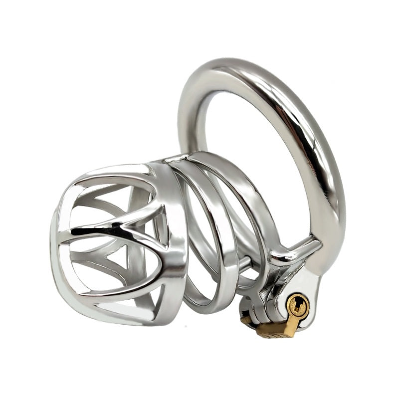 Male Cock Cage Chastity Device, Stainless Steel Ha