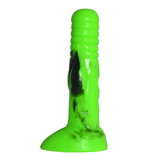 Thick Color Liquid Silicone G-Spot Dildo With Suct