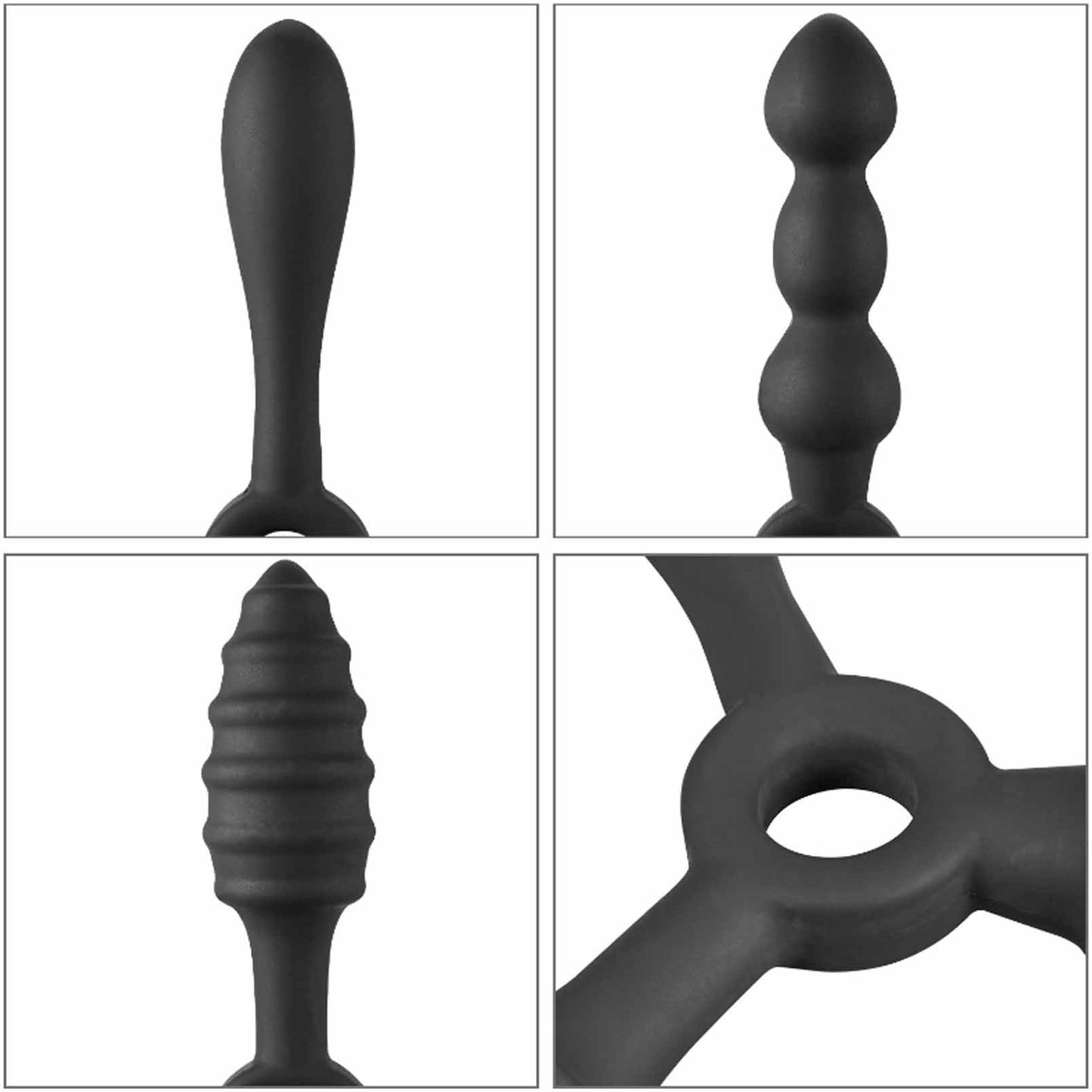 Silicone Anal Plugs Training Set Butt Plug Trainer