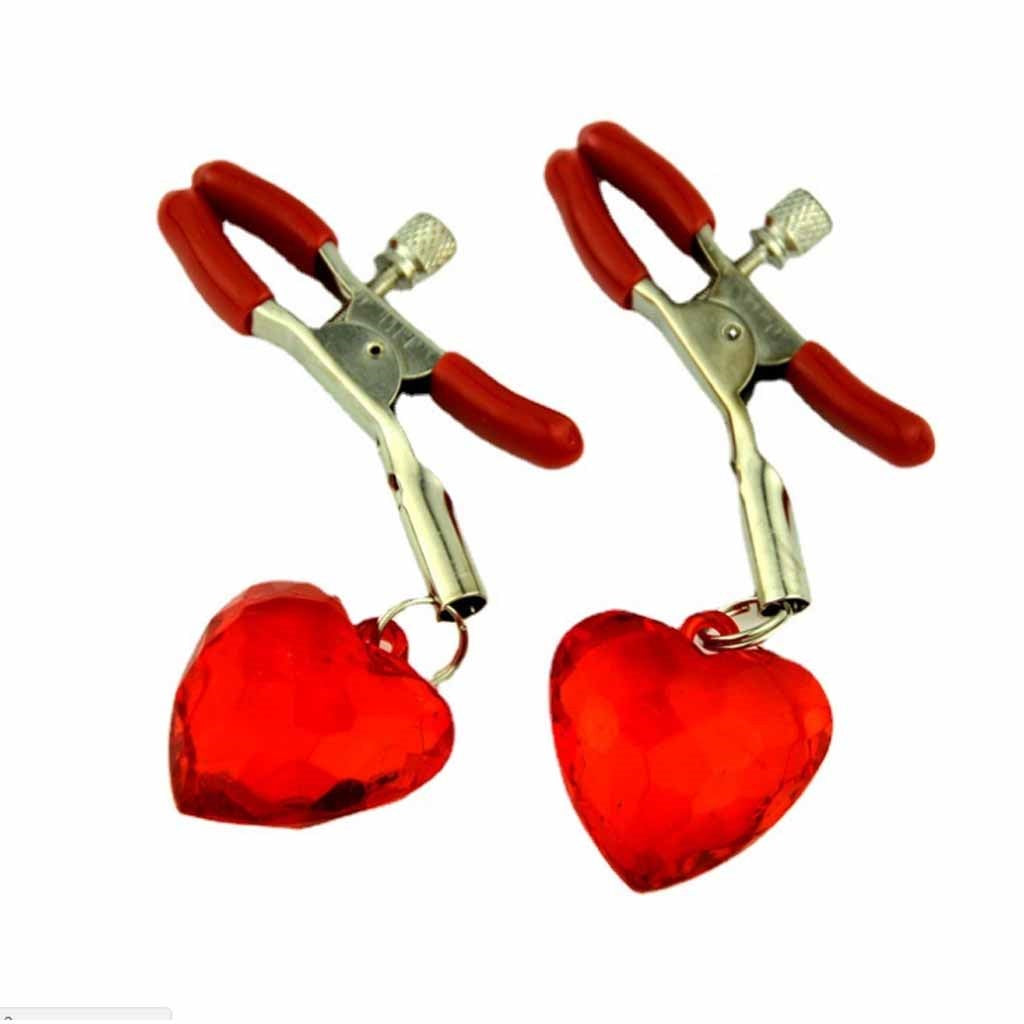 1 Pair Nipple Clamps Nipple Clips Non-Piercing Nip