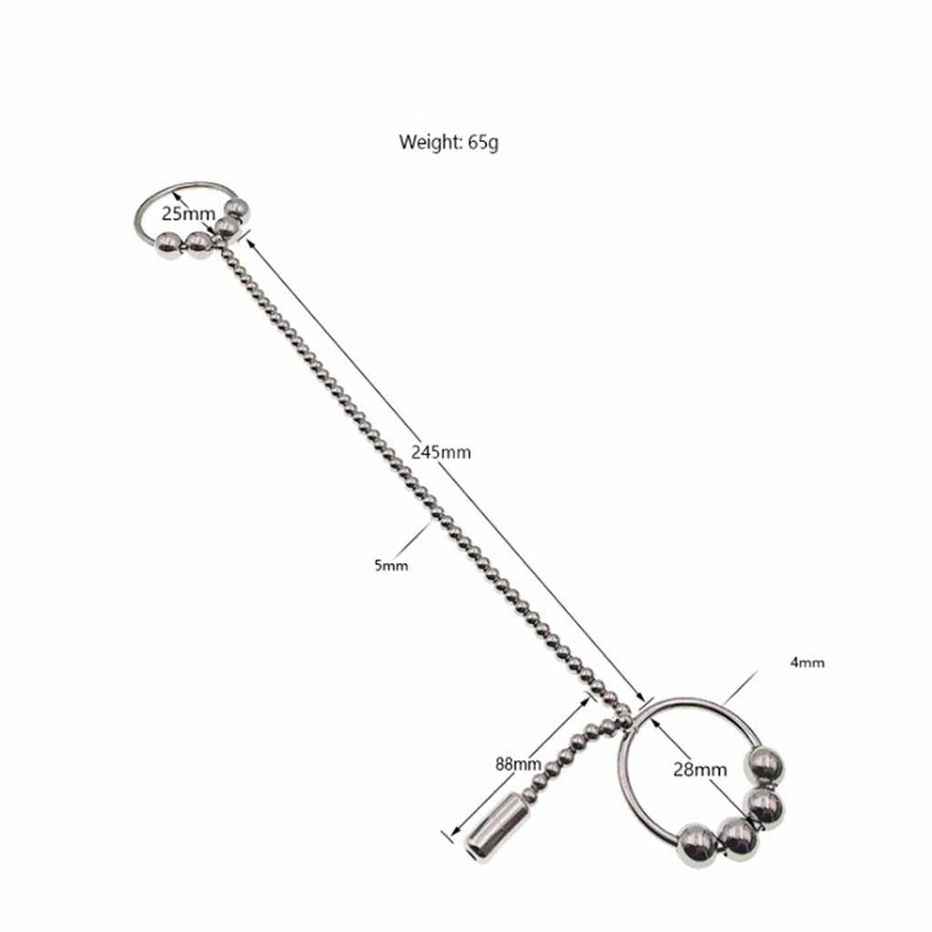 Metal Penis Ring for Men,Ball Stretcher Cock Rings