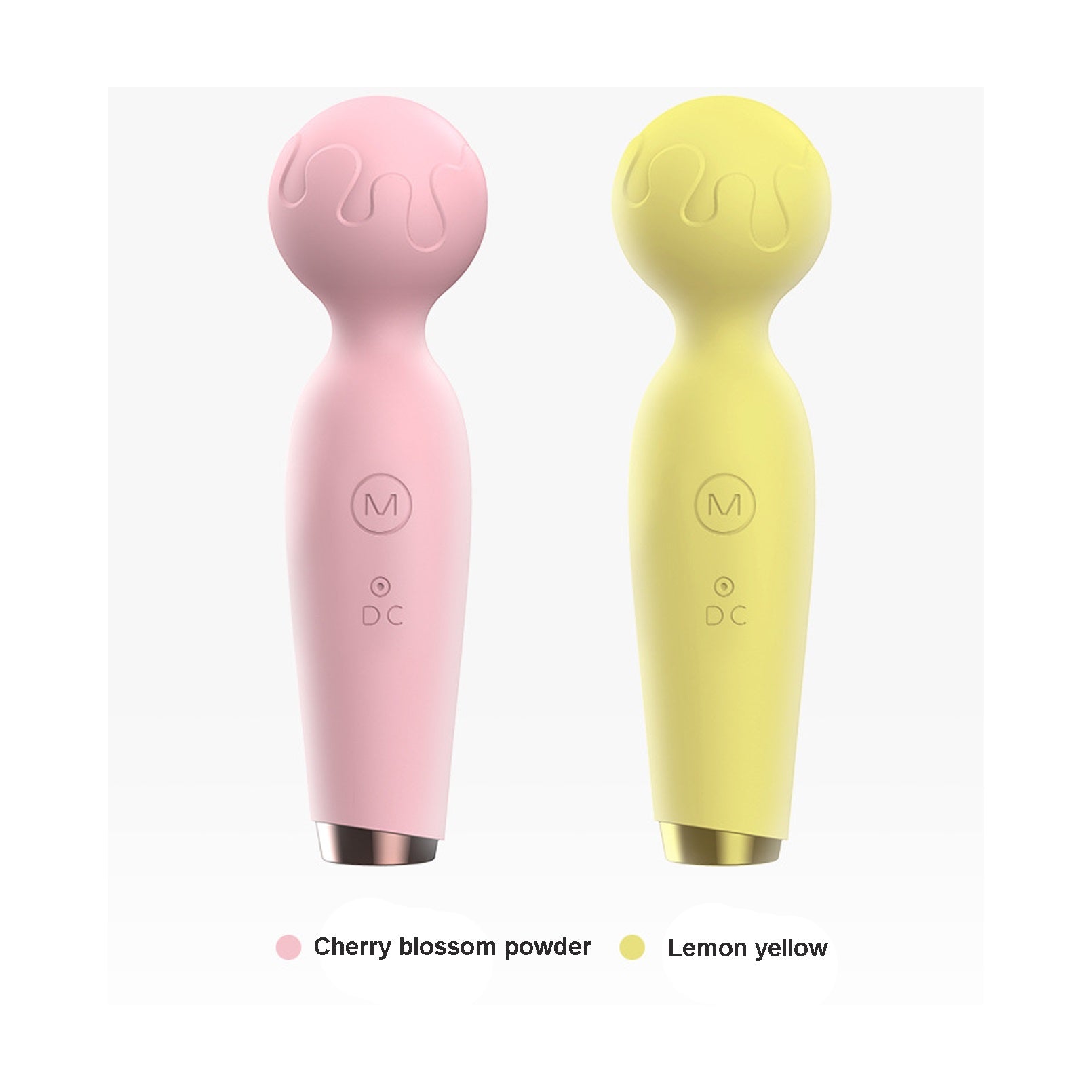 Silicone cute shape small microphone vibrator fema