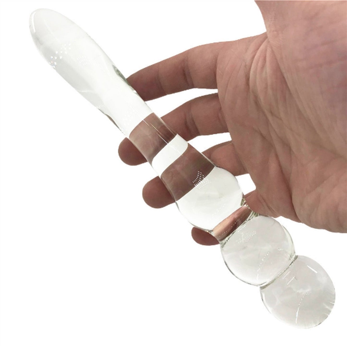 Crystal Glass Rod Dual-use Simulation Penis Passio