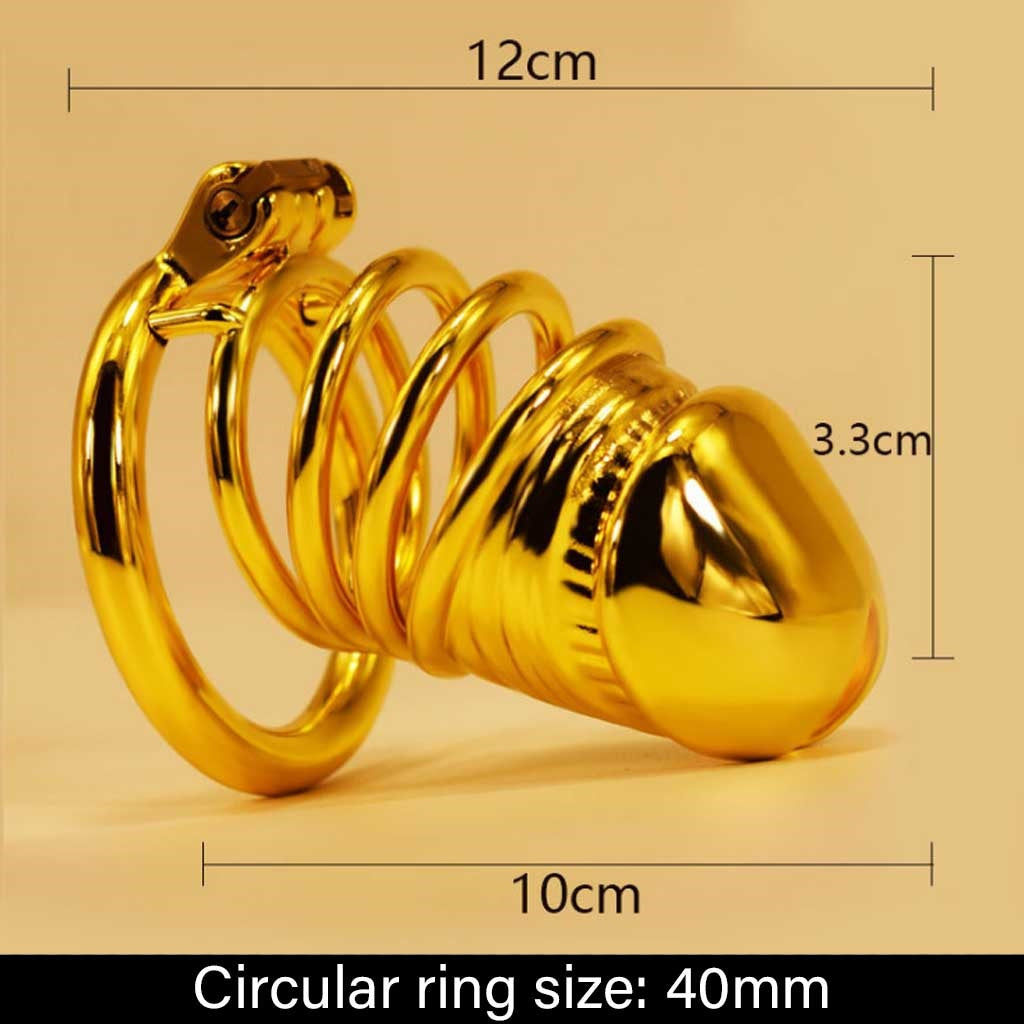 New new stainless steel male chastity cage steel c