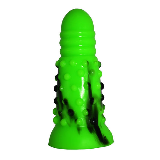 Thick Large Bump Liquid Silicone G-Spot Dildo With