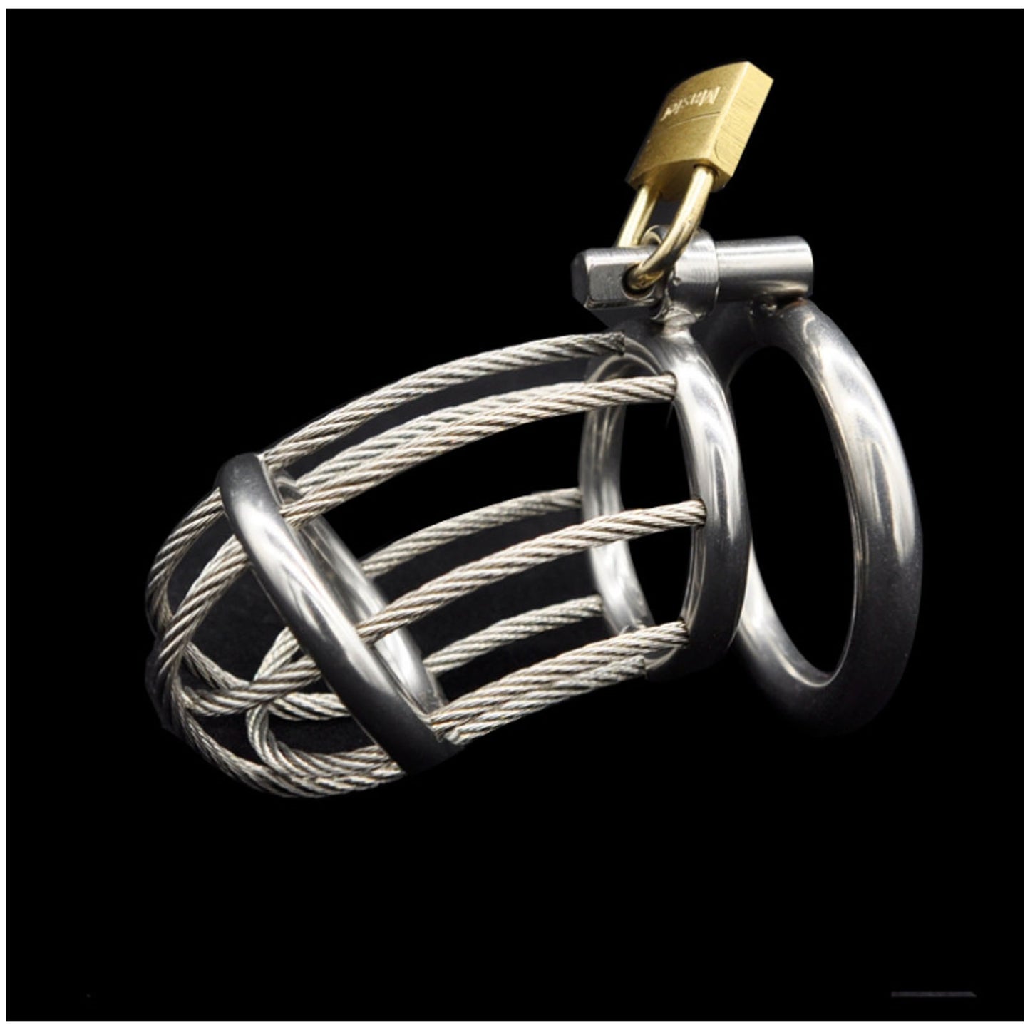 Master Slave Chastity Device 304 Stainless-steel M