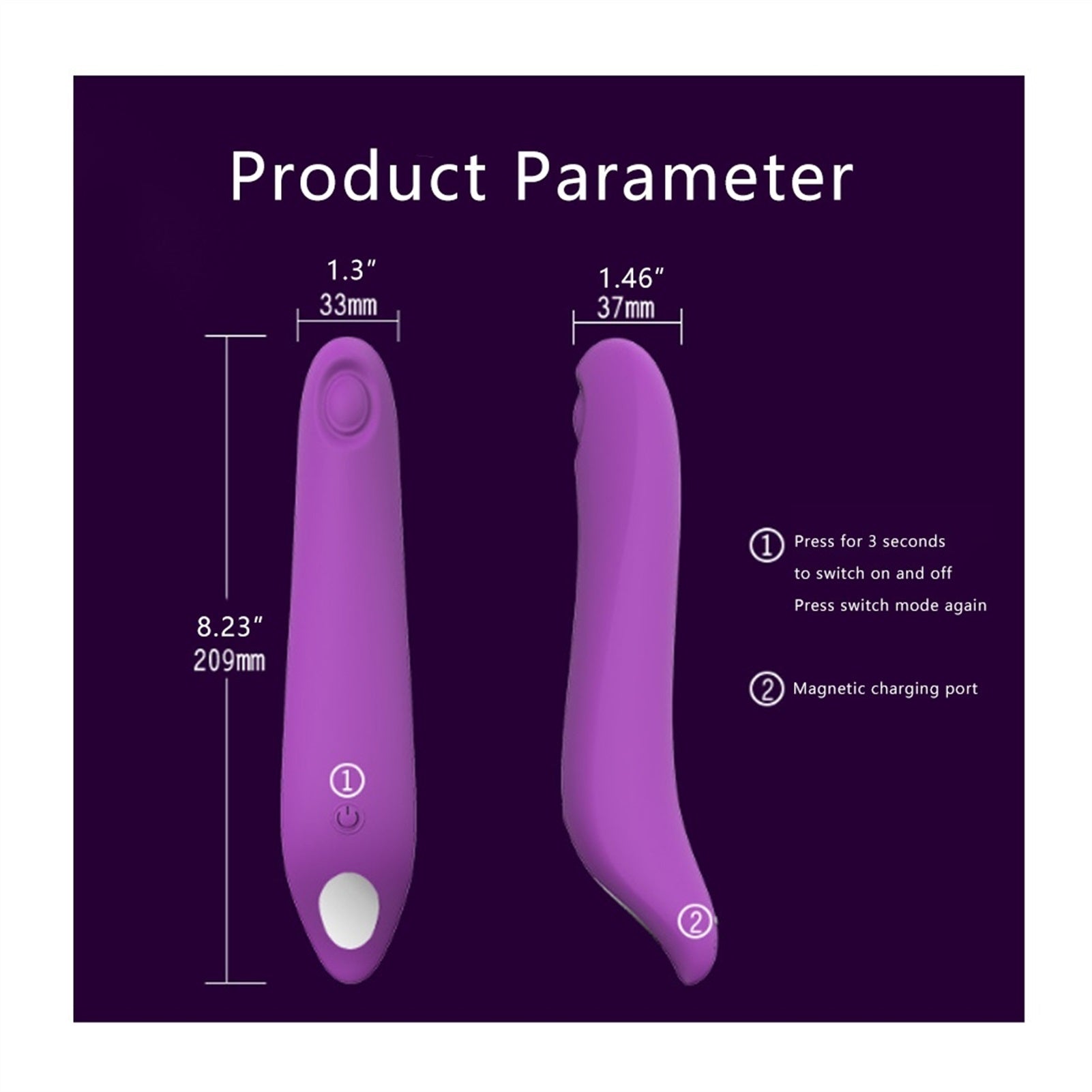 USB Charging Wand Massager For Women Adult Sex Toy