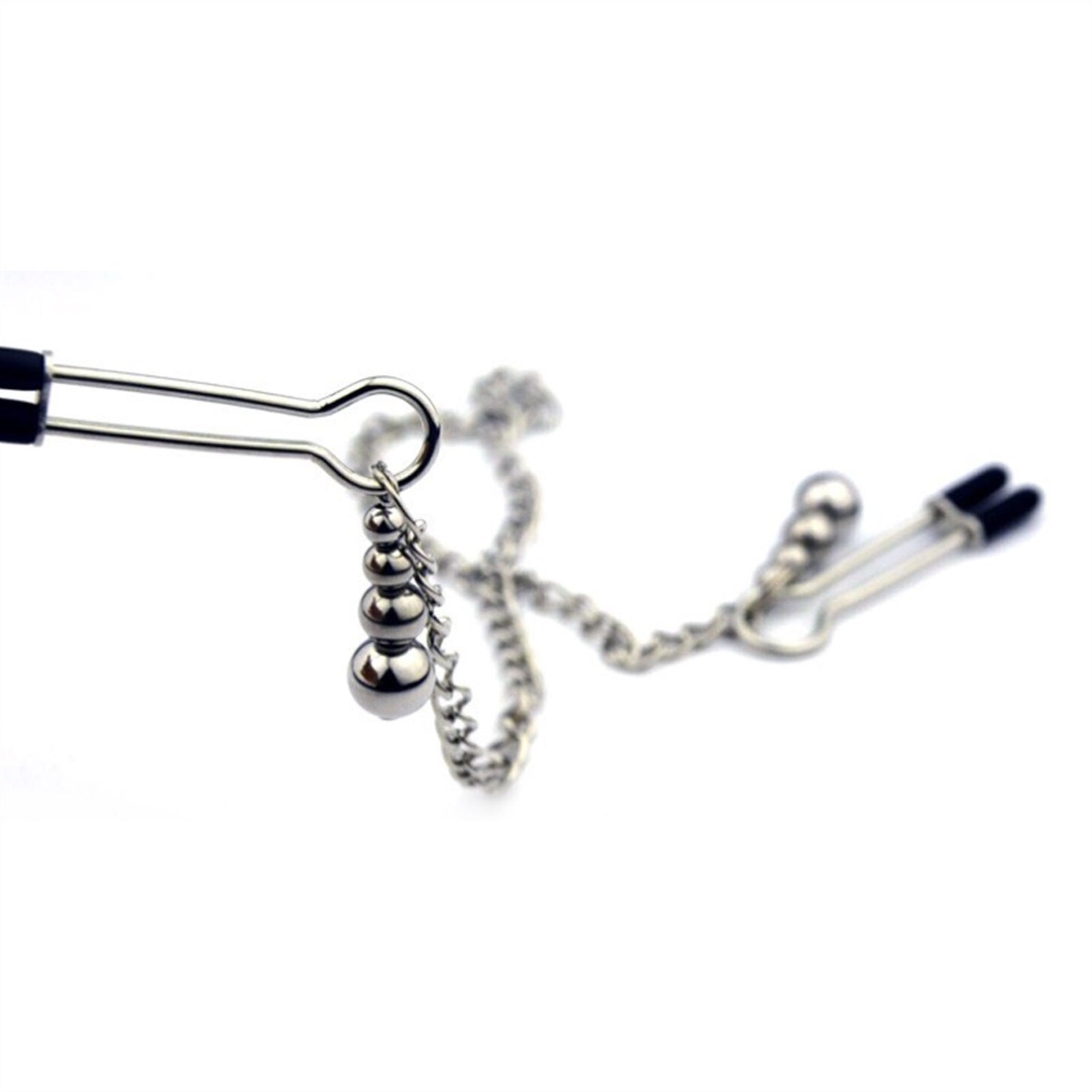 3 Balls Pendant Clip Stainless Steel Nipple Clamps