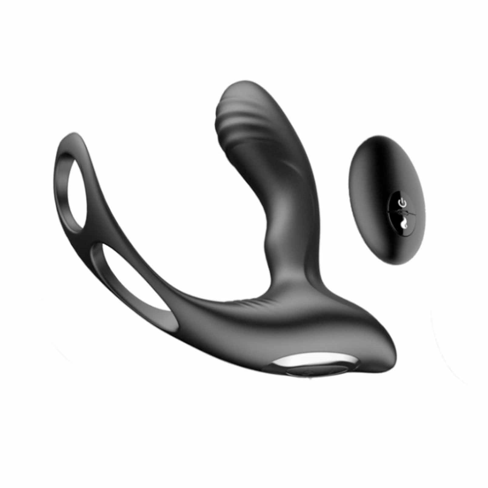 Wave-Motion Vibrating Prostate Massager Remote Con