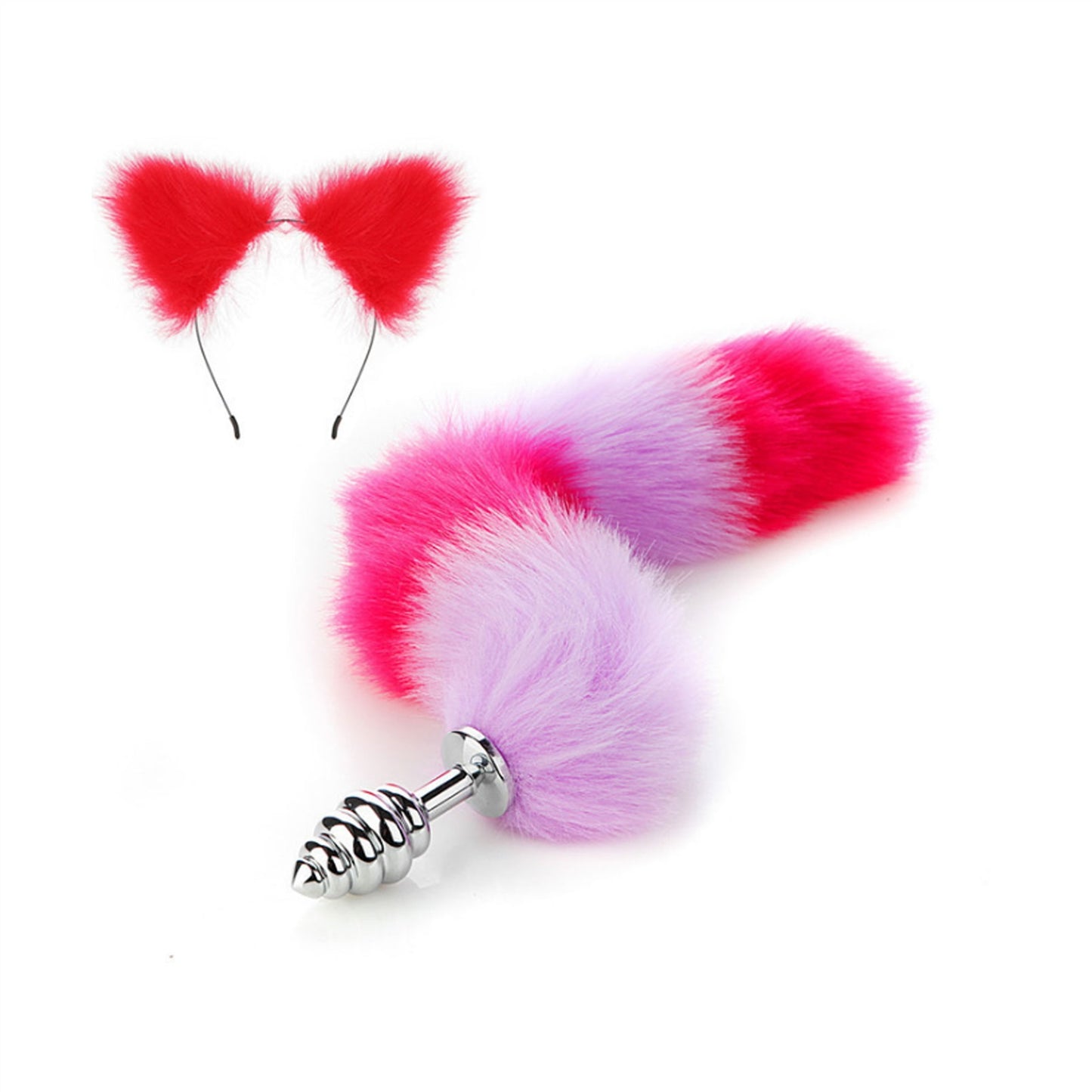 Faux Fox Tail Anal Plug Ear Hairpin Set Cosplay Ad