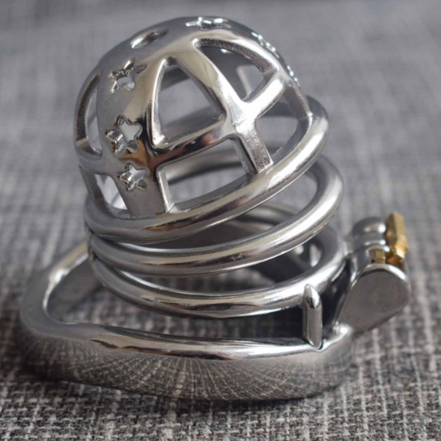 3 Size Stainless-steel Master  Slave Chastity lock