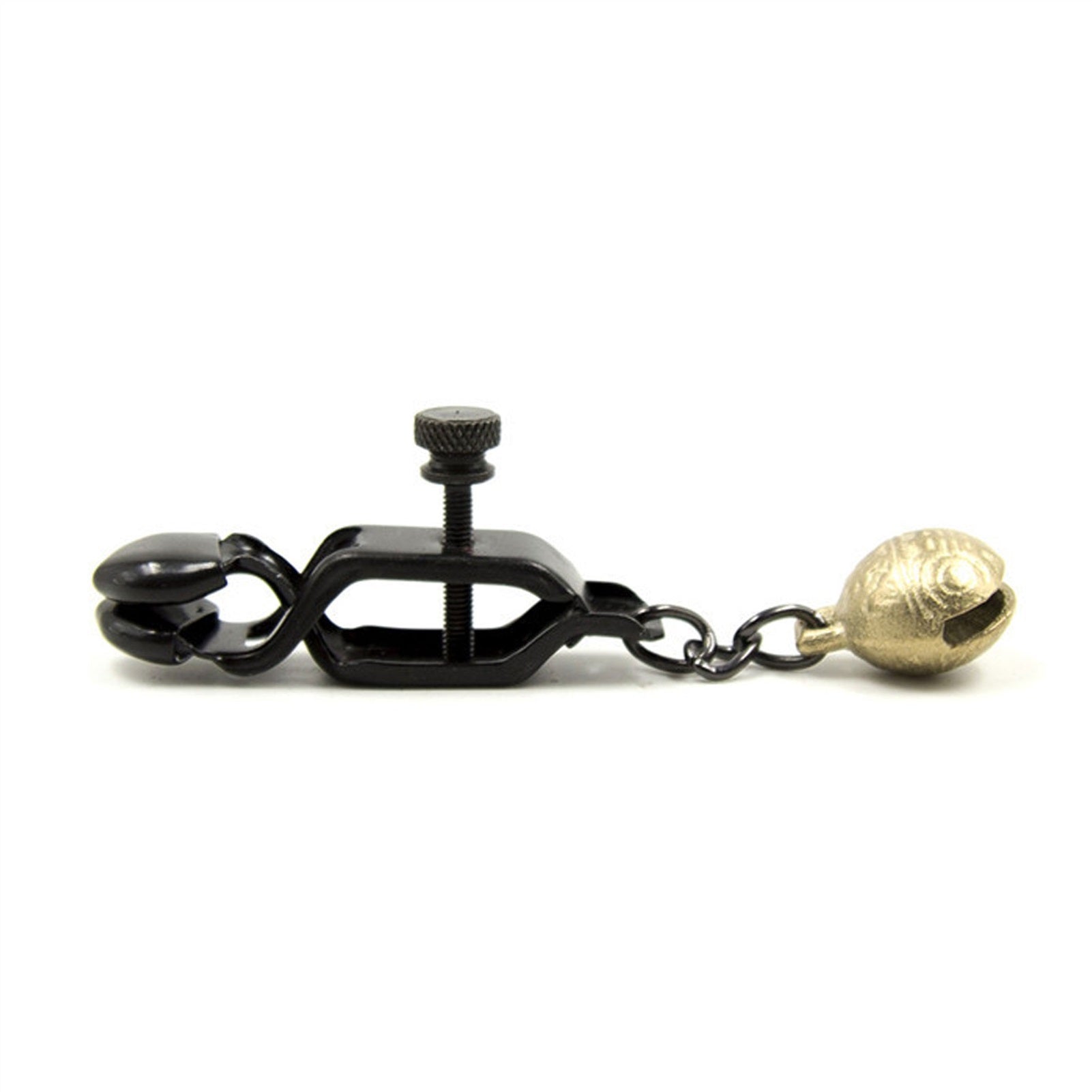 Metal Mimi Clip Nipple Clamps With Black Ball Pend