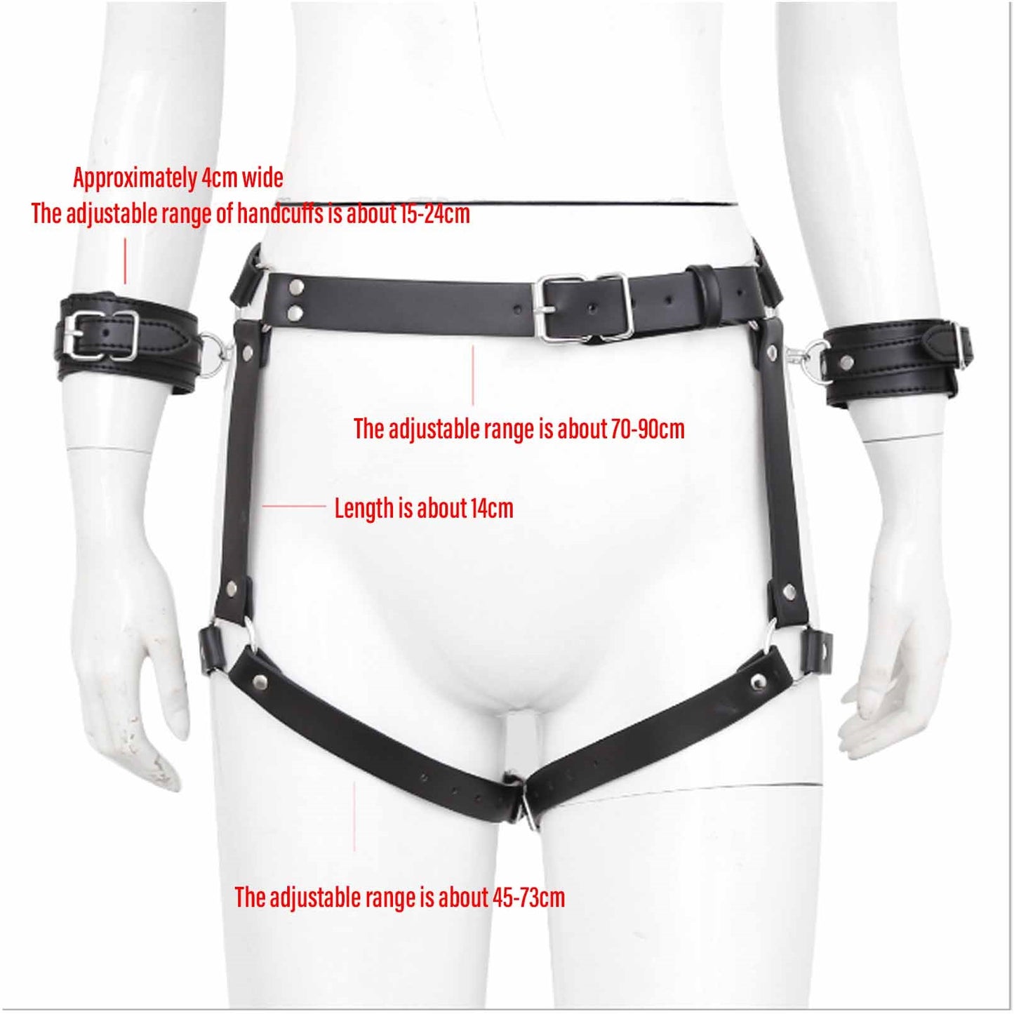 Female Chastity Belt Adjustable Stainless Steel Ch