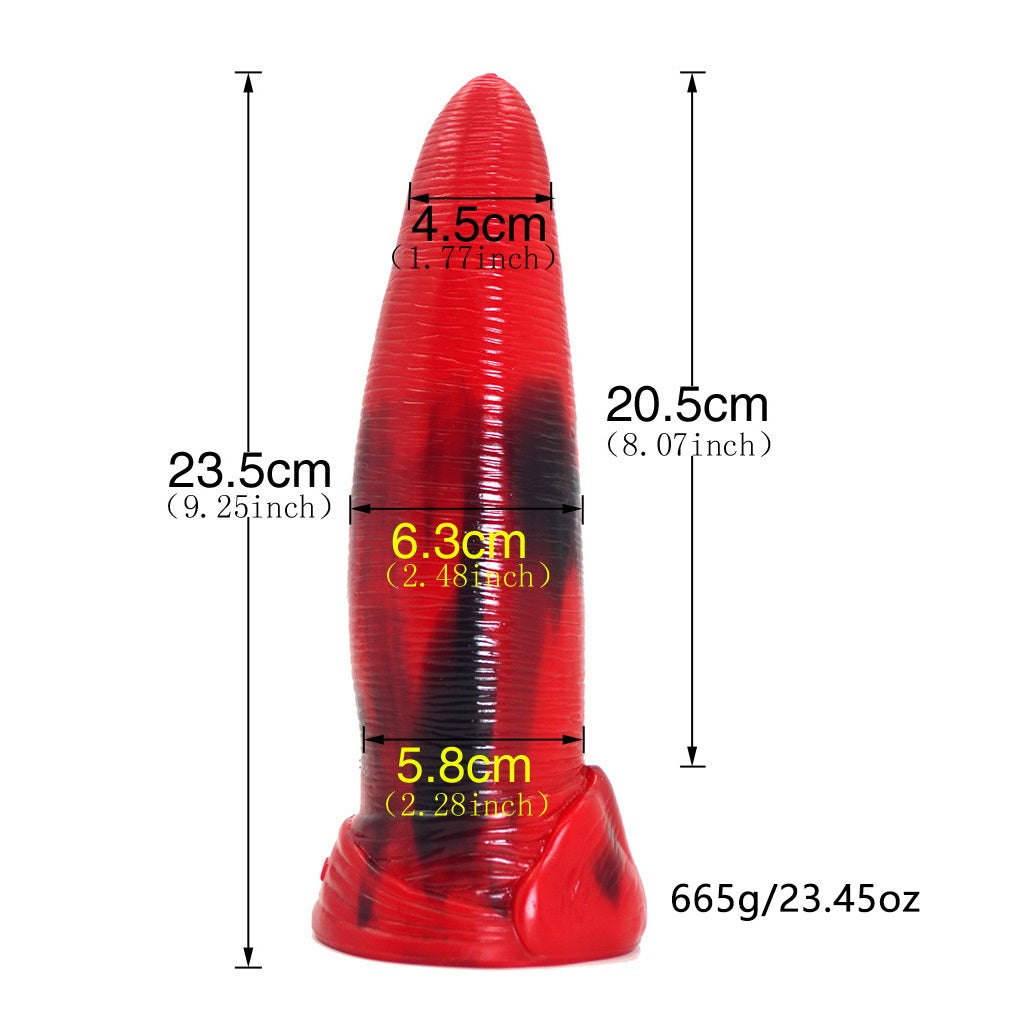 6.3" Big Thick Liquid Silicone G-Spot Dildo Penis 