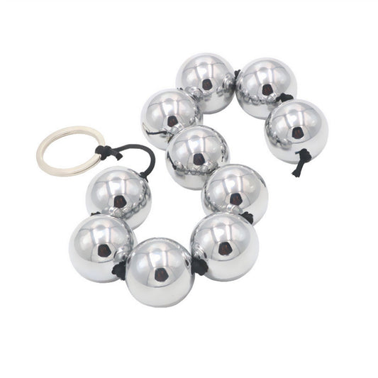 10 Balls Eggs Toys Stainless Steel Crystal Plug Re