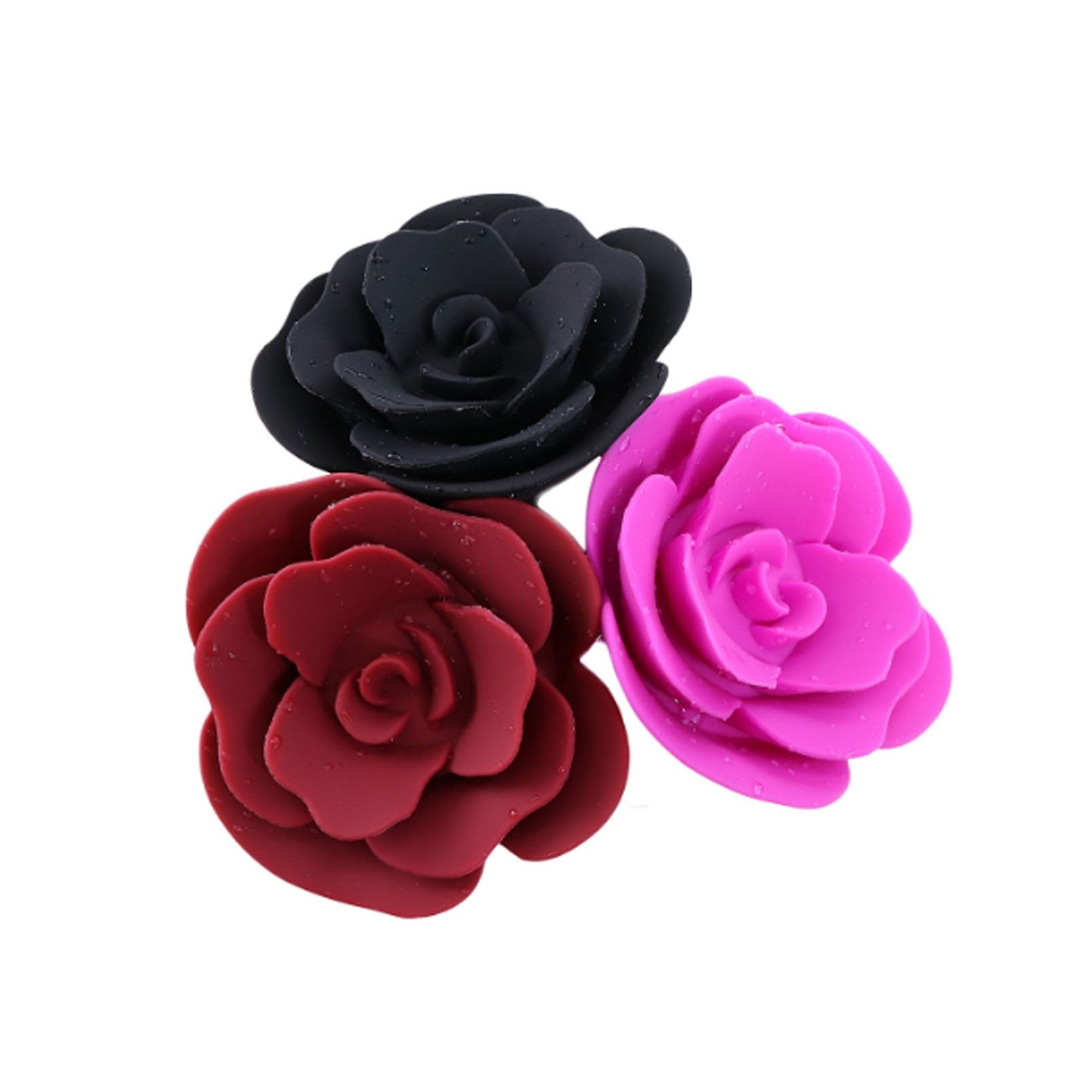 Appealing silicone anal plugs, chrysanthemum backy