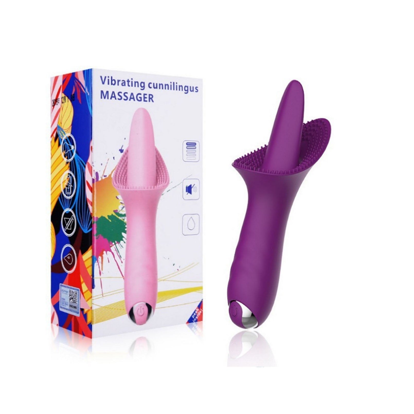 Silicone vibrator USB charging vibrating orgasm ad