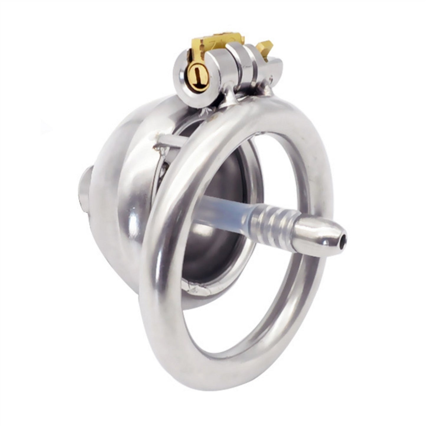 For Men Stainless Steel Protection Cage Lock Bindi