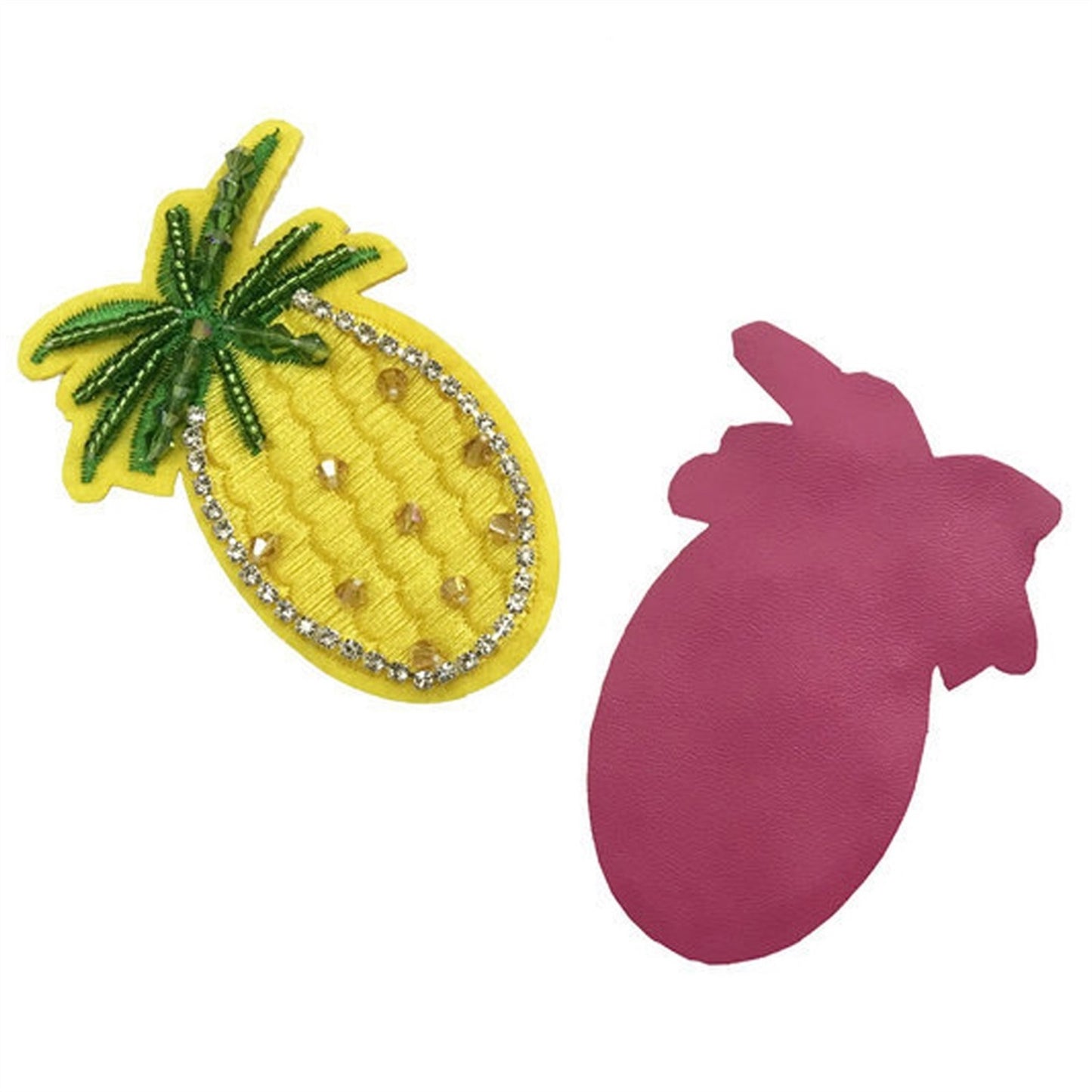 Fruit Cute Embroidered Pineapple Nipple Cover Brea