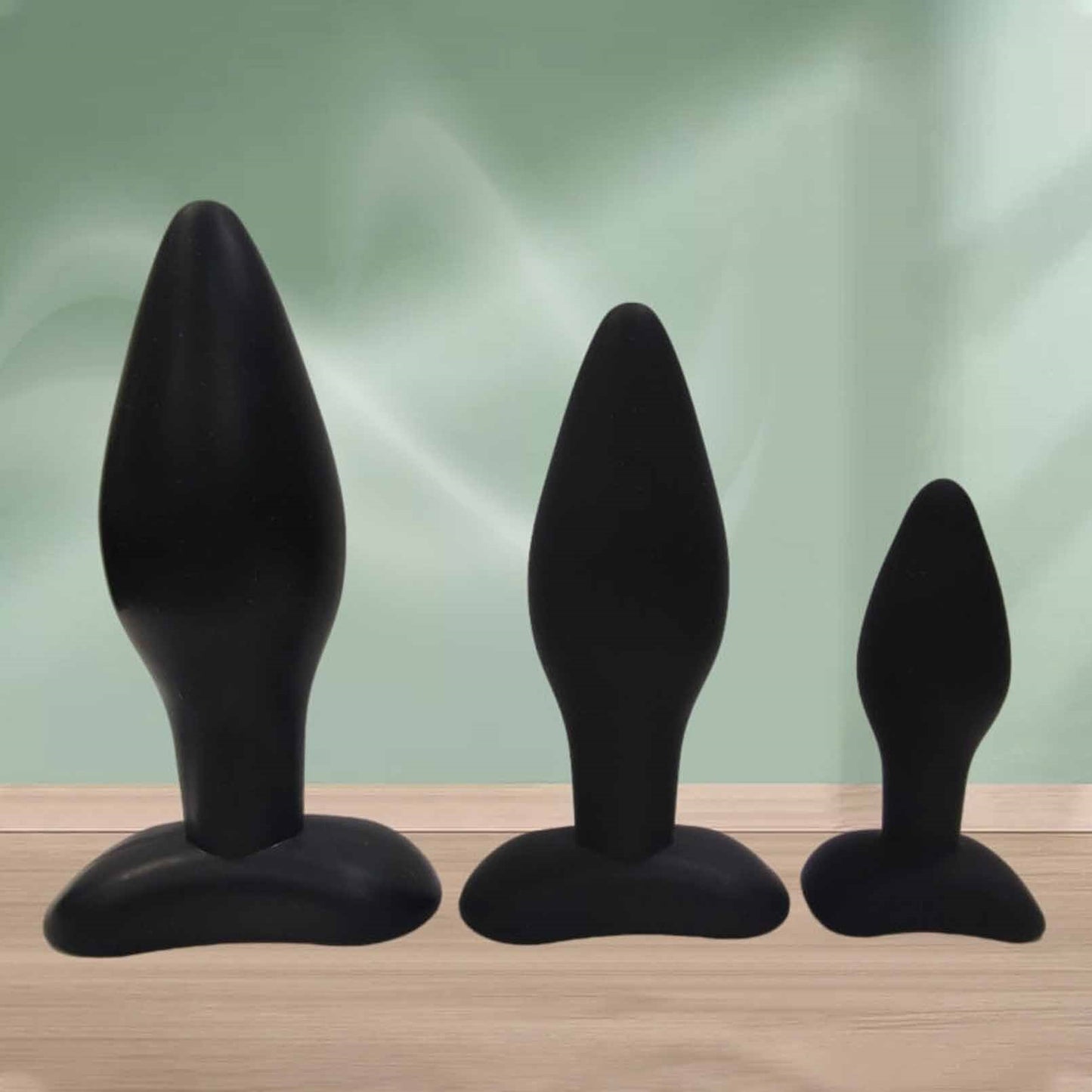 Sexy Toys 3PCS Anal Plug Set Medical Silicone Sens