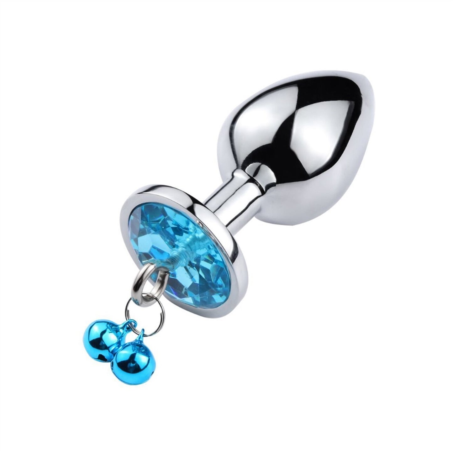 Stainless Steel with Bell Crystal Jewelry Plug for