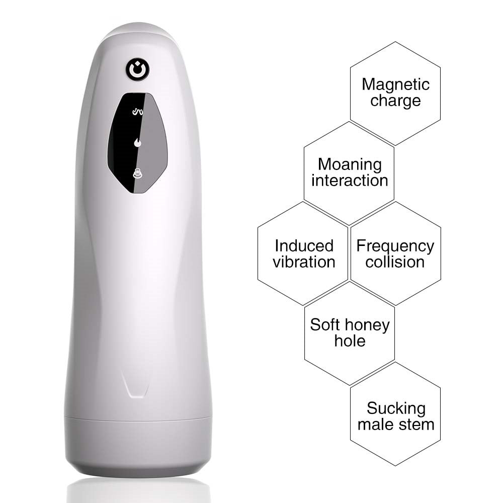 Vaginal simulator Masturbator penis trainer vibrat