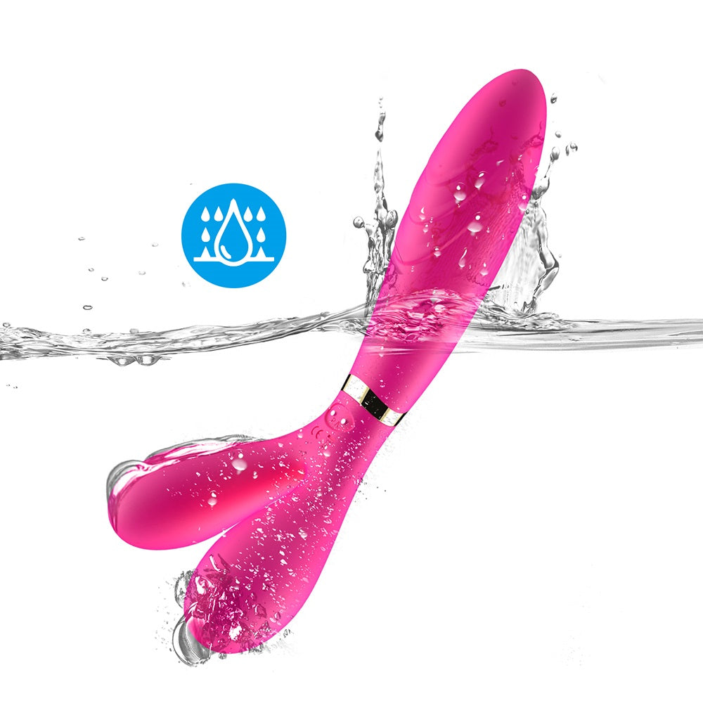 Y-shaped rabbit ear female massage vibrator couple