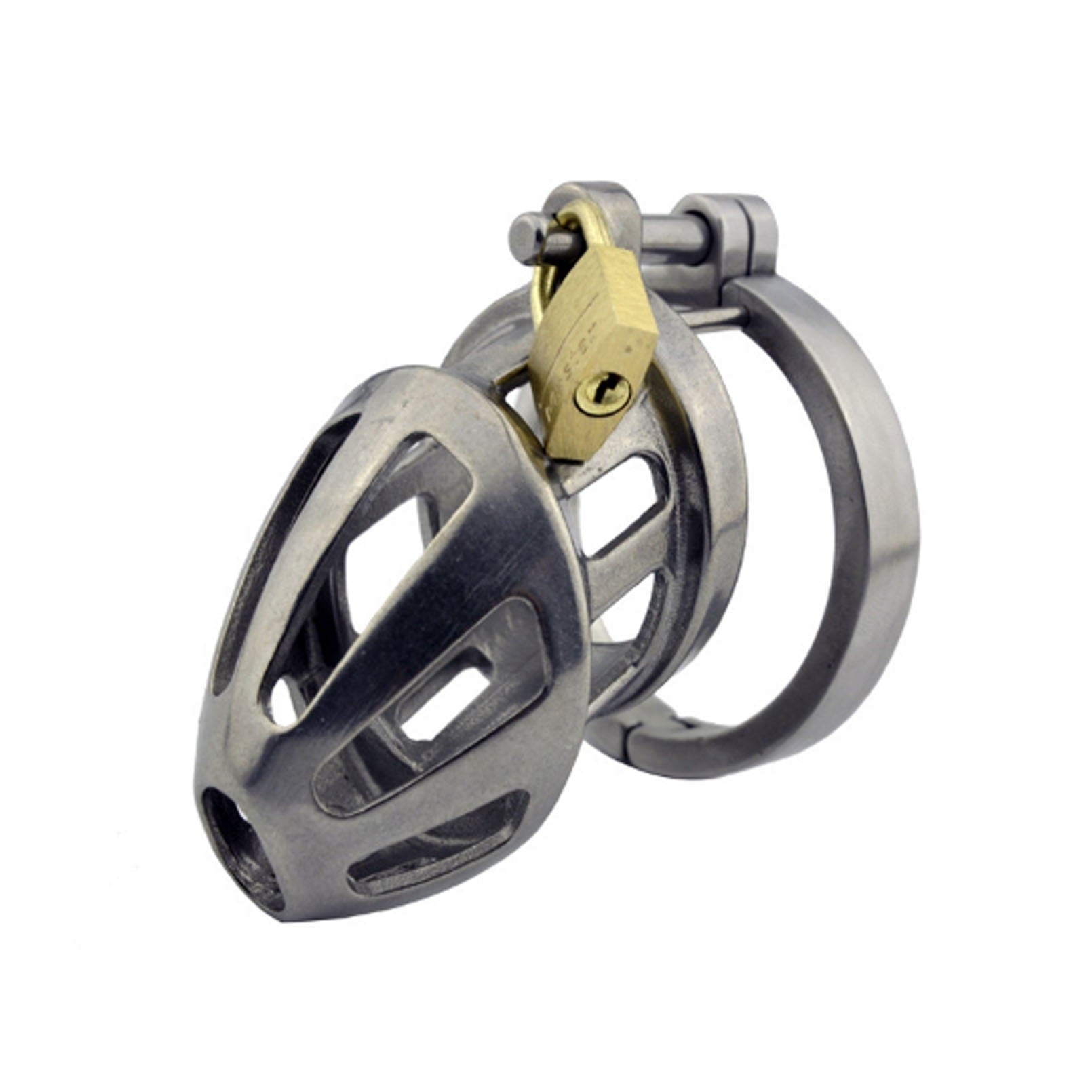 Men's Stainless Steel Metal Protective Cage Penis 