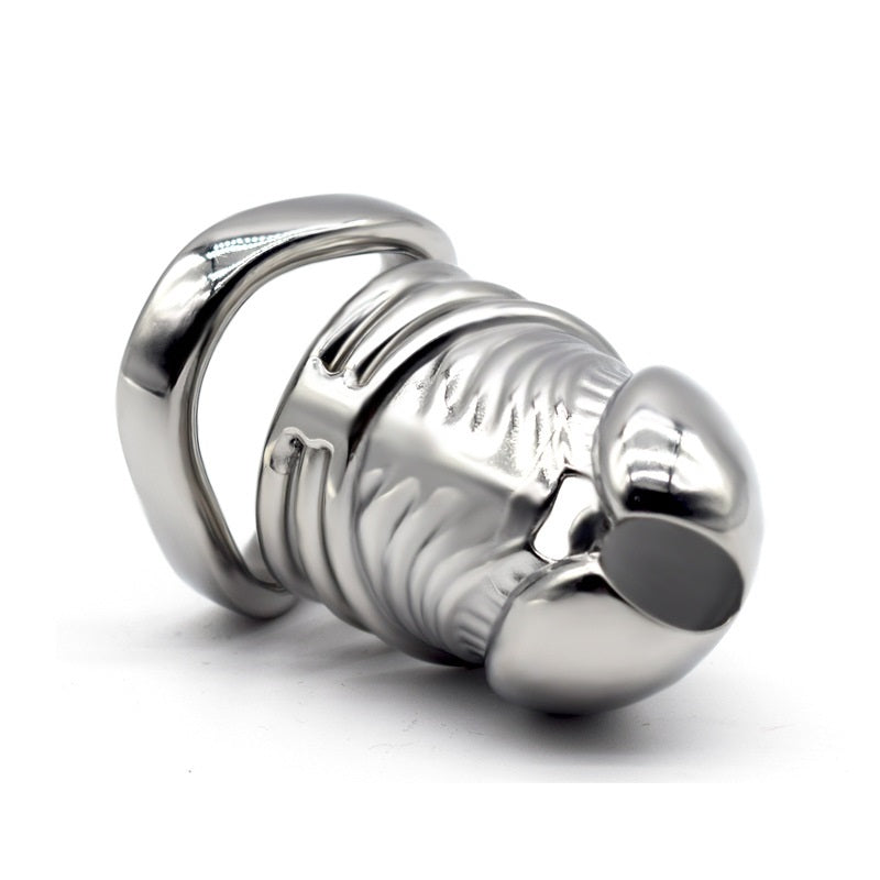 Stainless Steel Small Male Chastity Device Ergonom