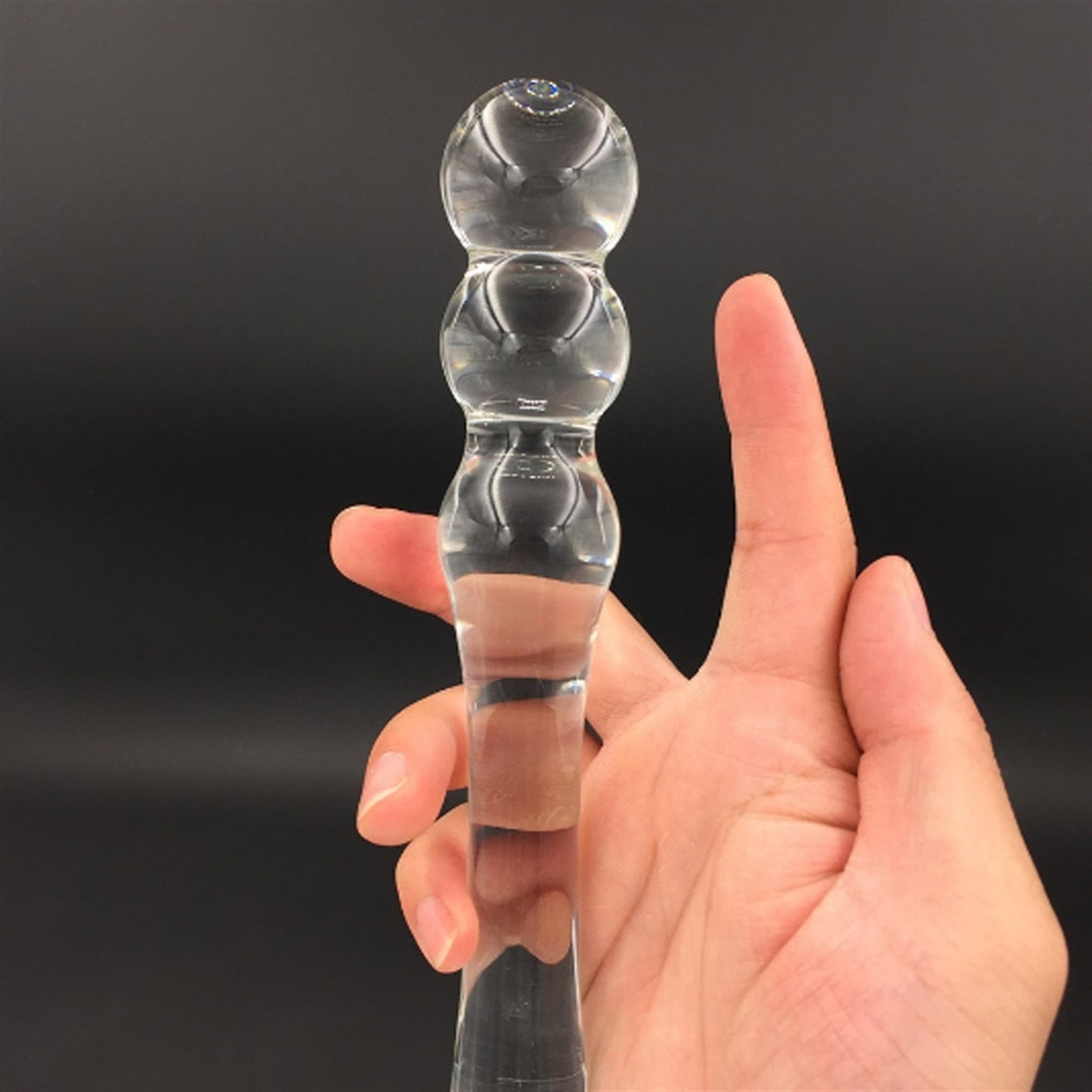 Crystal Glass Rod Dual-use Simulation Penis Passio