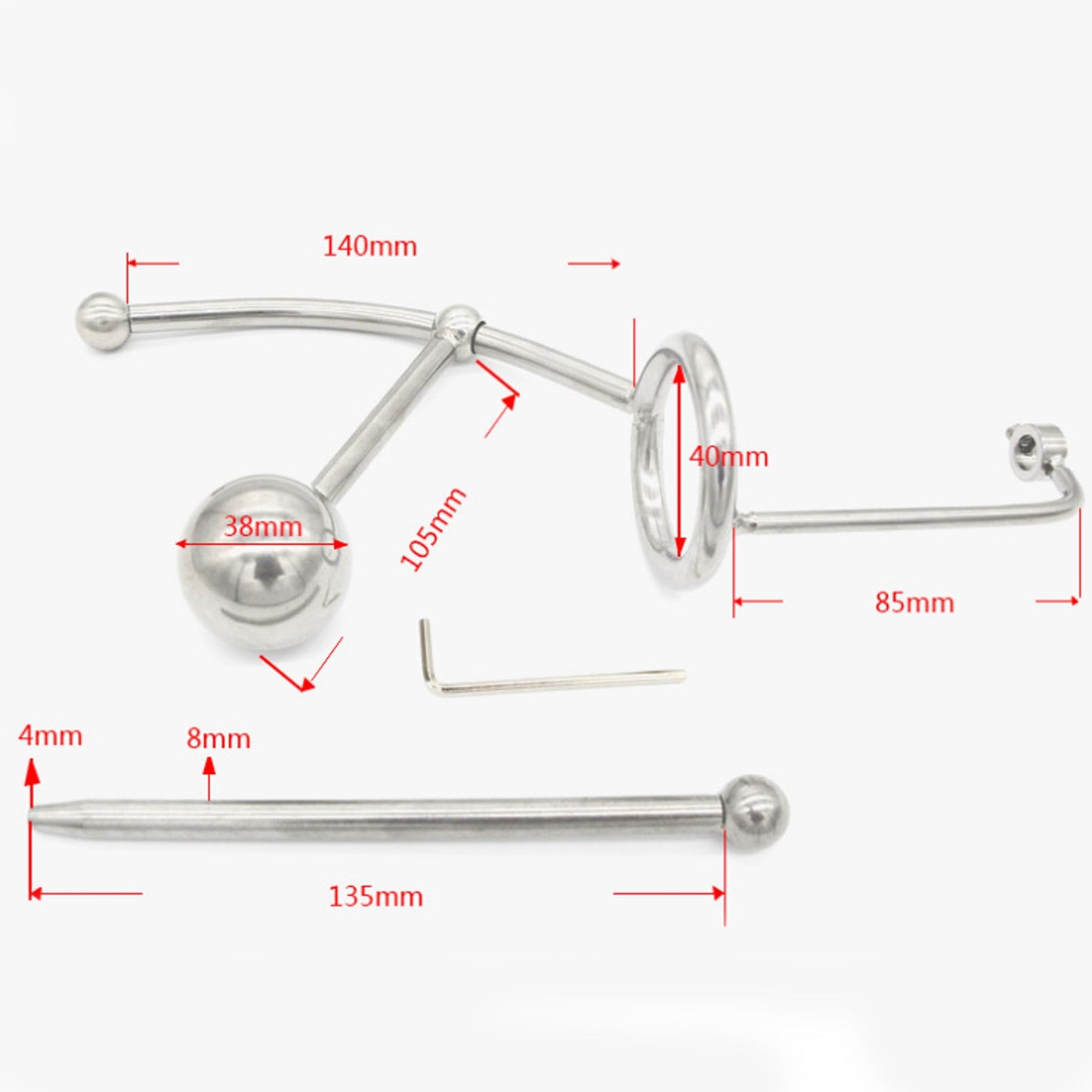 For Male Binding Tools Metal Y-shape Stainless Ste