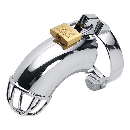 Stainless Steel Stealth Lock Male Chastity Device 