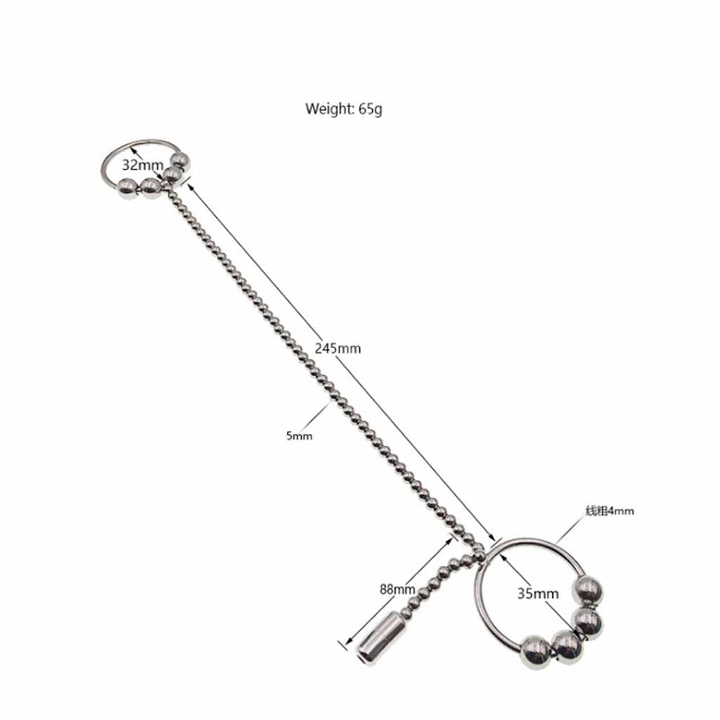 Metal Penis Ring for Men,Ball Stretcher Cock Rings