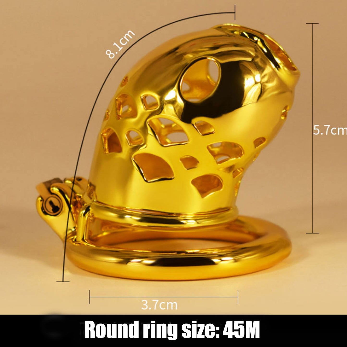 Gold Metal Chastity Lock Chastity Device Penis Res