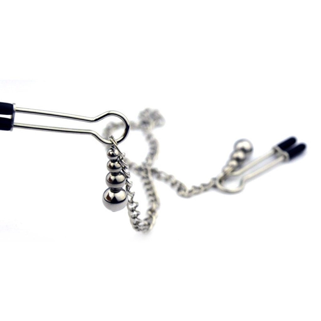 3 Balls Pendant Clip Stainless Steel Nipple Clamps