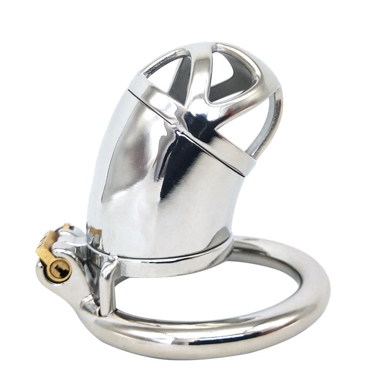 Male Cock Cage Chastity Device, Stainless Steel Ch