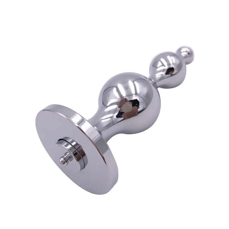 Anal Plug Anal Beads 3 Beads Stainless Steel Butt 